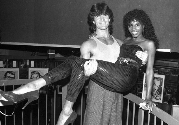 Simon Cowell With Sinitta - 1986