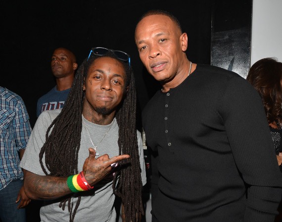 Andre Young with Lil Wayne