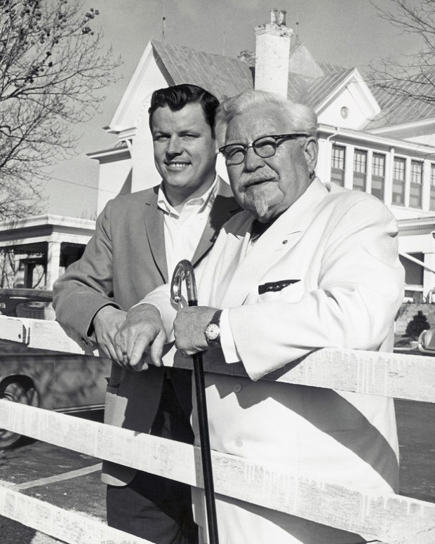 Colonel Sanders and John Young Brown Jr