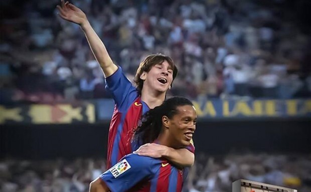 Ronaldinho & Lionel Messi