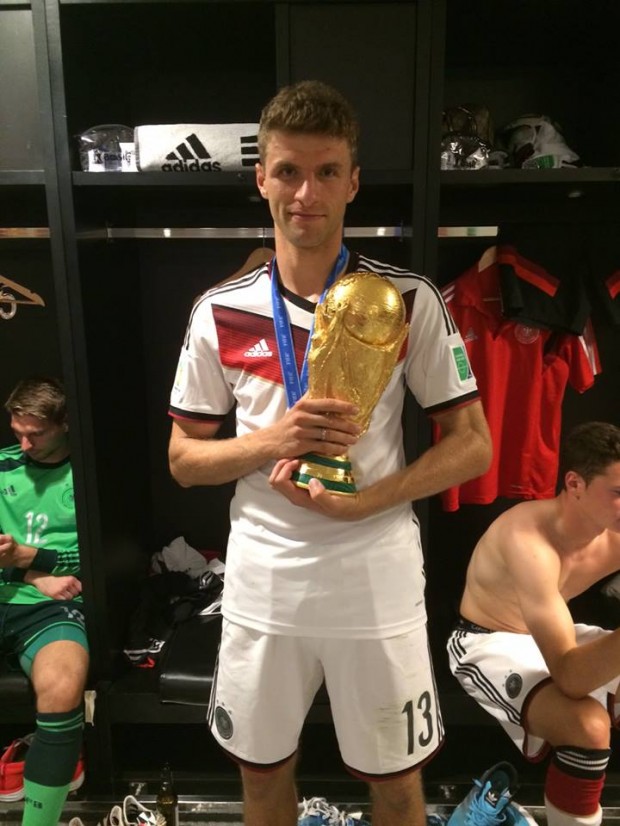 Muller with world cup