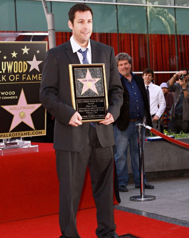 Adam Sandler at Hollywood Walk of Fame