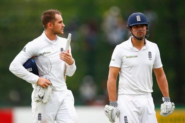 Hales With Alastair cook