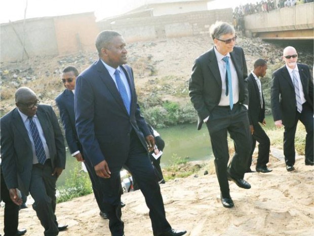 Aliko Dangote, Bill Gates Visit Kaduna Environmental Surveillance