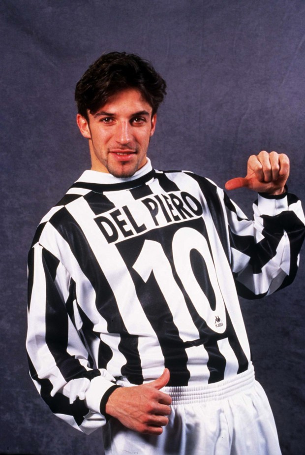 Del Piero in his early career days