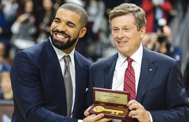 Drake at NBA All-Star Game