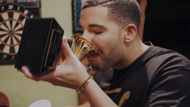 Drake with His Grammy
