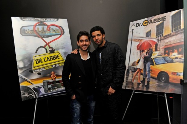 Drake with his friend Vinay