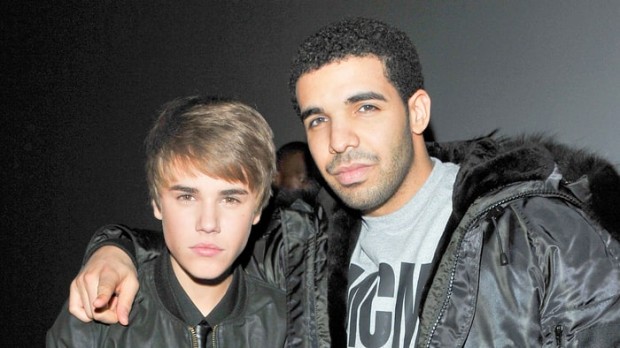 Drake with Justin Bieber