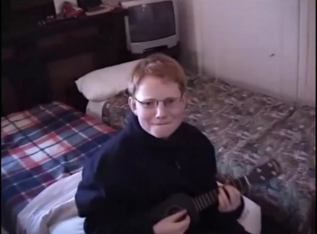 Little Ed Playing Guitar