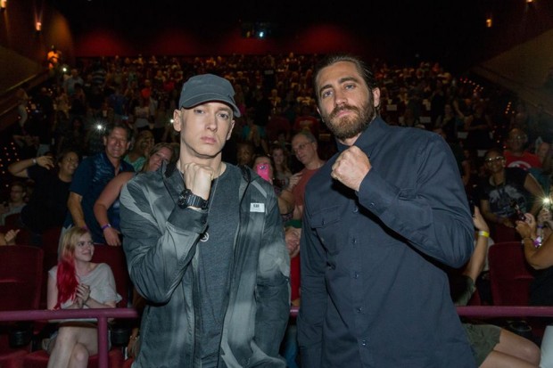 Jake Gyllenhaal with Eminem