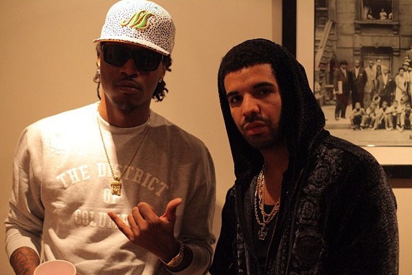 The Rappers Future and Drake