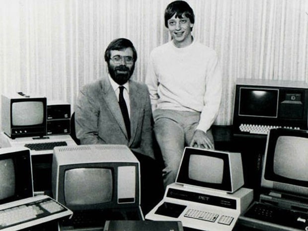 Microsoft Co-Founders Paul Allen and Bill Gates