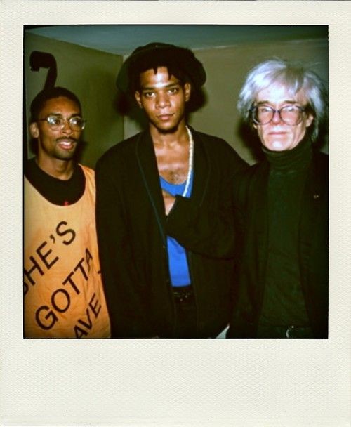 pike Lee, Jean Michel Basquiat & Andy Warhol
