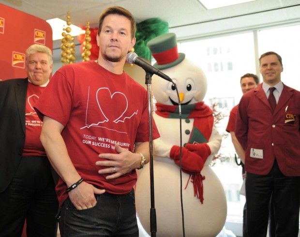 Mark Wahlberg in Christmas Celebrations