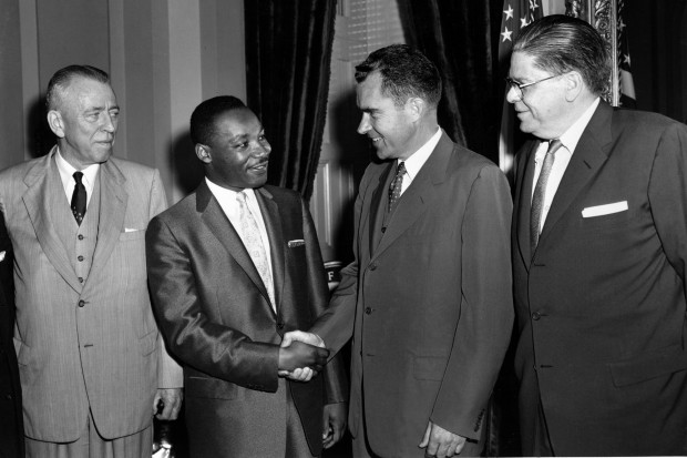 King with Richard Nixon and Frank