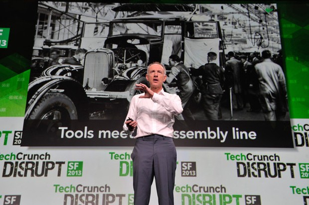 Michael Moritz At TechCrunch Event