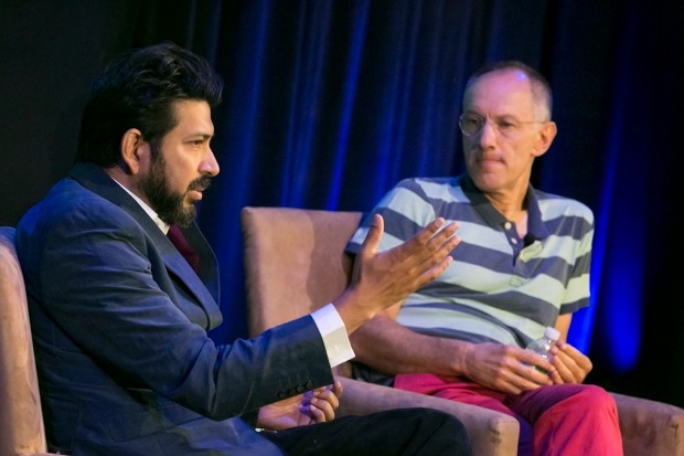 Michael Moritz With Siddhartha Mukherjee