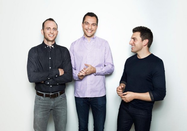 Airbnb Founders Joe Gebbia, Nathan Blecharczyk and Brian Chesky