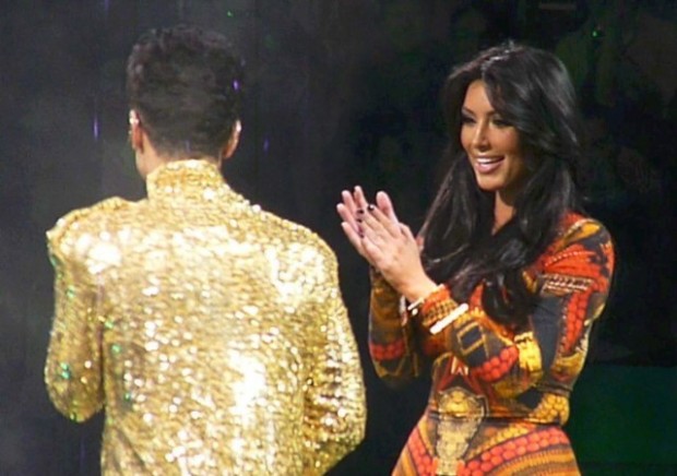Kim Kardashian with Prince