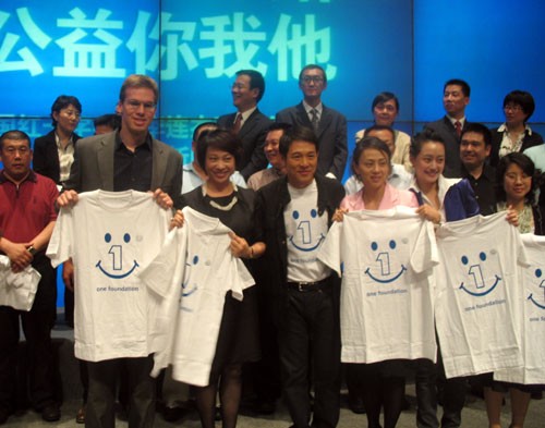 Jet Li With Charitable Organization One Foundation