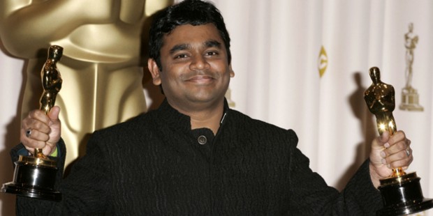 Rahman with Oscar Awards