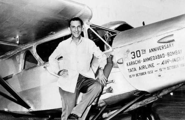 J.R.D. Tata On Anniversary of Tata Air Lines