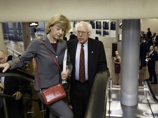 Bernie Sanders and Tammy Baldwin