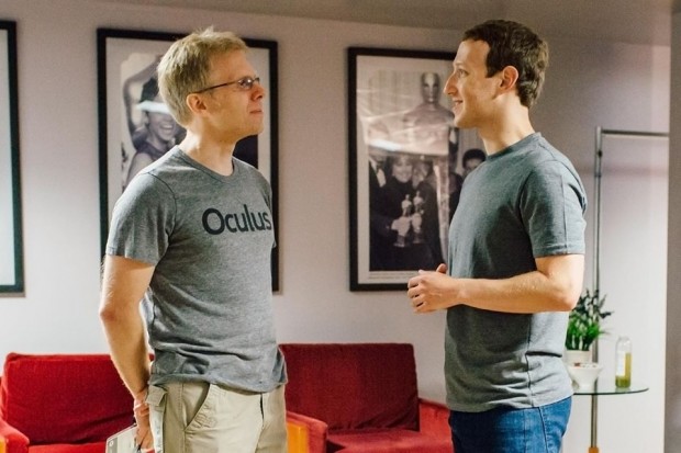 Mark Zuckerberg and  John Carmack
