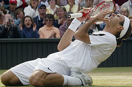 Roger Federer Winning Moment