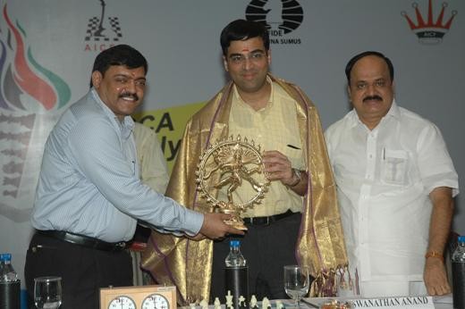 Vishy Anand at IBCA Chess Olympiad 