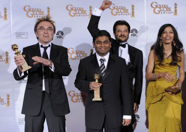 Rahman with Golden Globe Award
