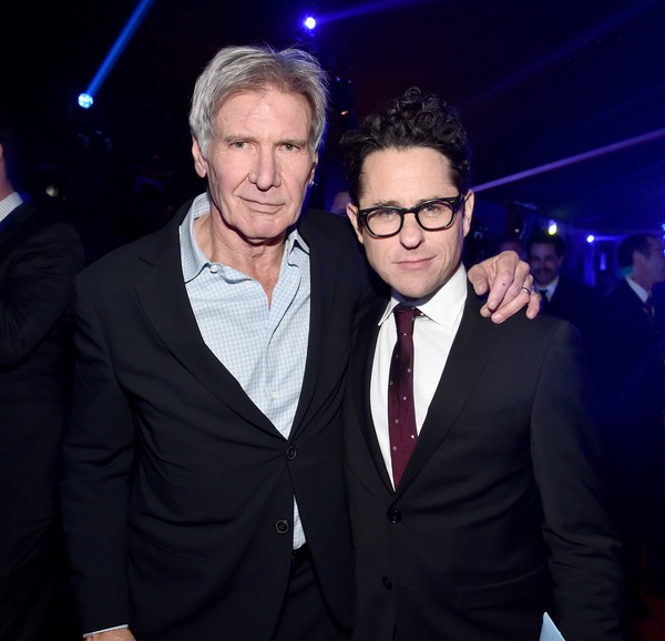 Harrison Ford with Director J.J. Abrams