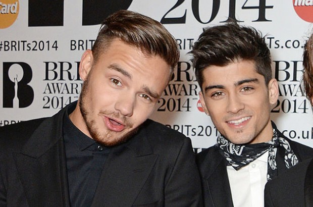 Liam Payne And Zayn Malik At The 2014 BRIT Awards