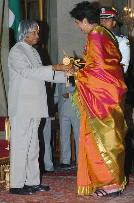 Indra Nooyi - A recipient of the Padma Bhushan award