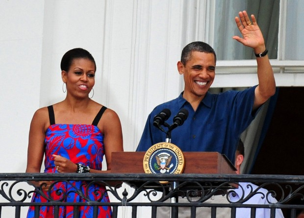 Michelle Obama With Barack Obama In White House