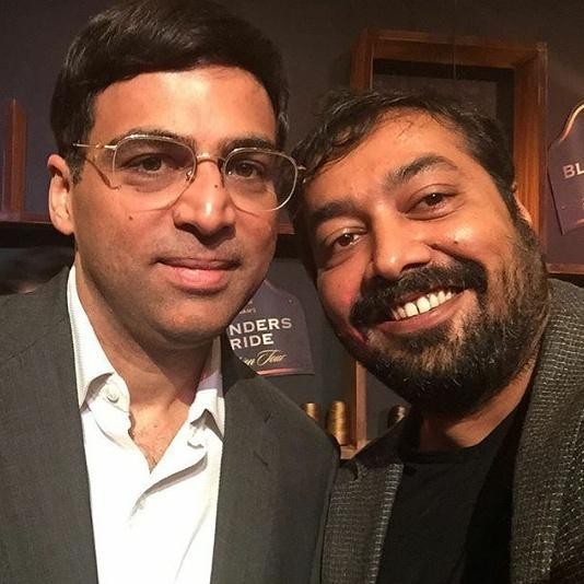 Vishy Anand With Anurag Kashyap