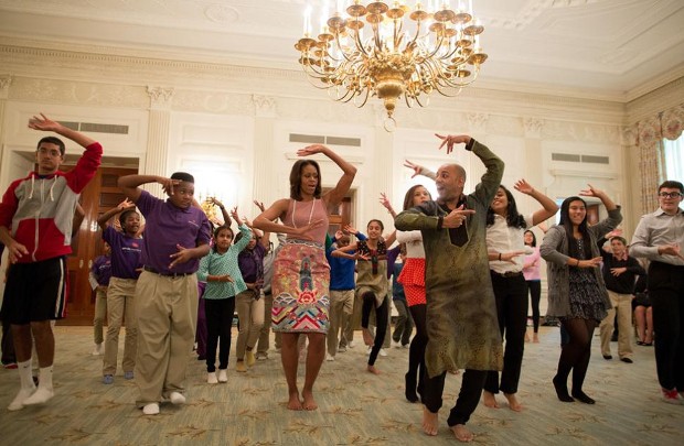 Michelle Obama Dancing