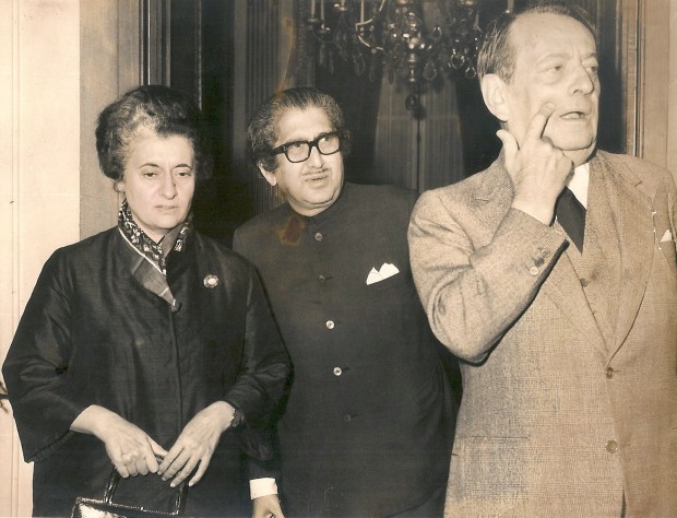 Indira Gandhi with Andre Malraux