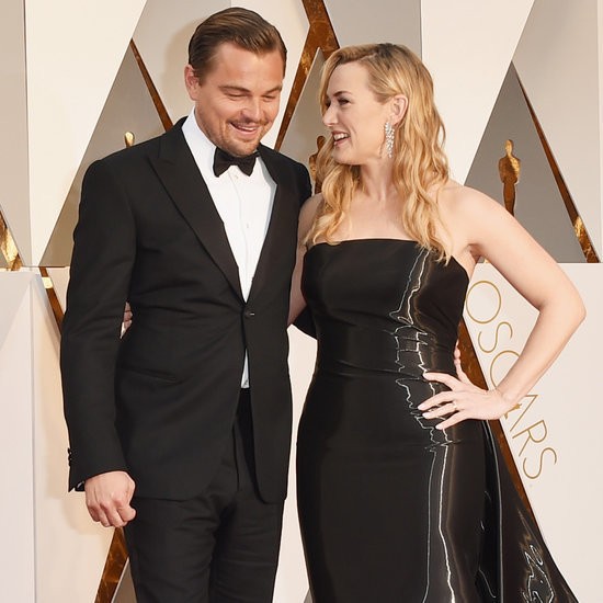 Leonardo DiCaprio and Kate Winslet at The Oscars 2016