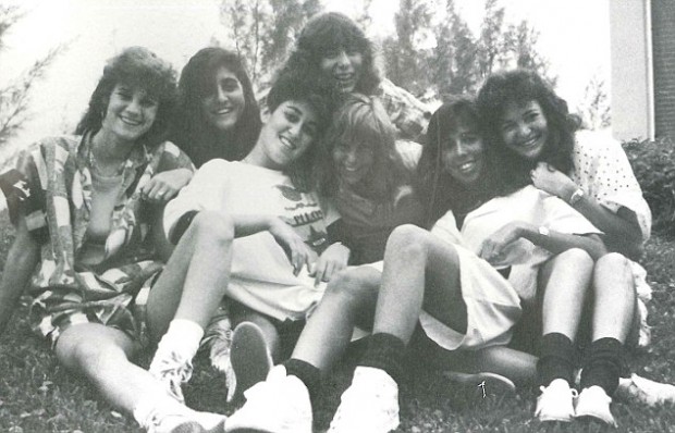 Sheryl Sandberg (on the right) with her best friends