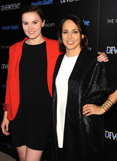 Anne Fulenwide with Veronica Roth
