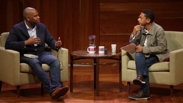 Ta-Nehisi Coates and Robin D.G. Kelley during an Interview