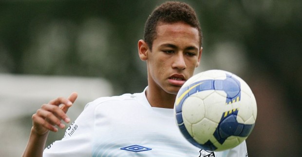 Neymar in His Early Career