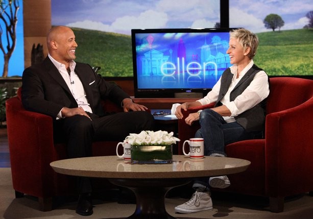 The Rock in The Ellen DeGeneres Show