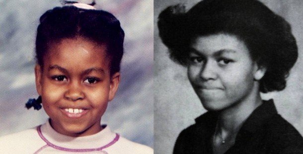 Michelle Obama Childhood Images