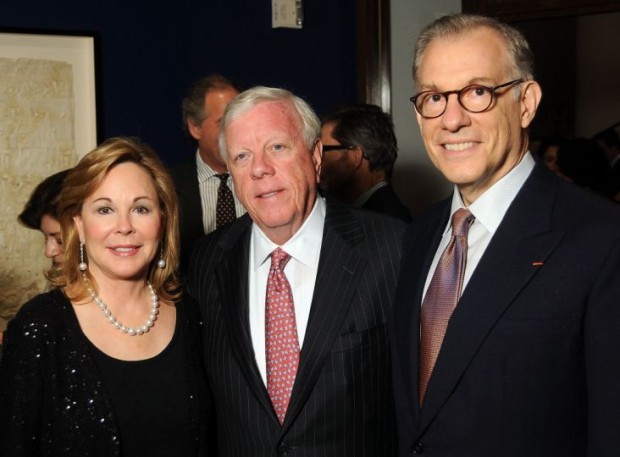 Nancy and Rich Kinder with Gary Tinterow