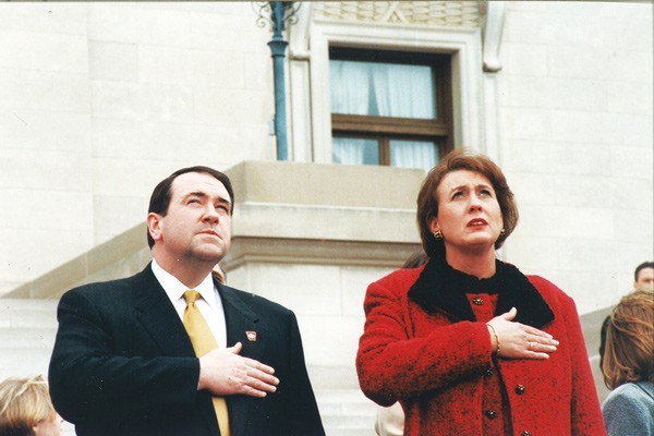 Mike Huckabee At Inuagration Day 1999