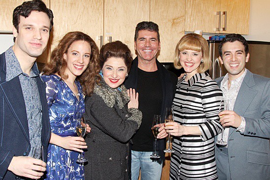 Simon Cowell meets the cast of Beautiful – The Carole King Musical