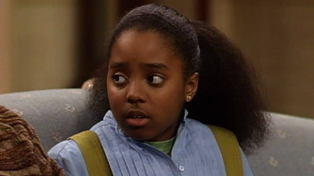 Childhood photo of Keshia Knight from The Cosby Show